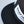 Load image into Gallery viewer, A close-up of Fault Line's black & white snapback trucker cap. The front of the cap has an embroidered patch with the logo on it.